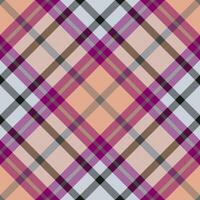 Plaid pattern vector. Check fabric texture. Seamless textile design for clothes, paper print. vector