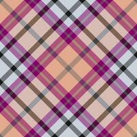 Plaid pattern vector. Check fabric texture. Seamless textile design for clothes, paper print. vector