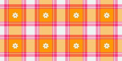 Spring gingham pattern, seamless checked plaids. Pastel vichy background for print wrapping paper, gif card, invitation, Easter holiday design. vector