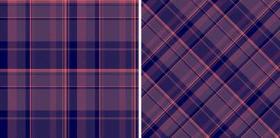 Plaid texture check of textile seamless tartan with a vector pattern background fabric. Set in halloween colors for curtain design trends.