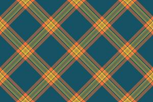 Textile fabric vector of seamless check plaid with a tartan texture background pattern.