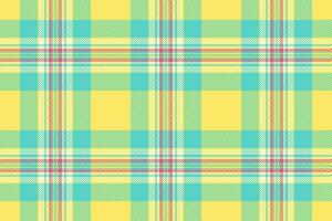Fabric background vector of texture check textile with a pattern tartan plaid seamless.