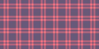 Mockup plaid background pattern, jersey seamless fabric check. Fiber tartan vector texture textile in red and violet colors.