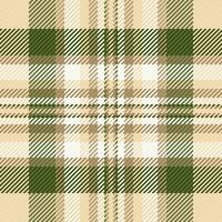 Luxury pattern texture vector, creation plaid seamless fabric. Menswear background check tartan textile in light and amber colors. vector