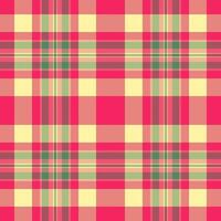 Tartan background texture of seamless textile vector with a check pattern fabric plaid.