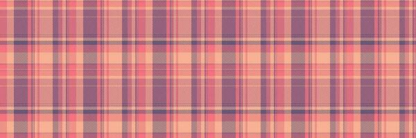 Repeatable patterns fabric seamless check, wallpaper background pattern textile. Goose foot vector texture plaid tartan in red and orange colors.