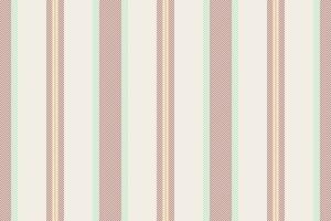 Nostalgia texture fabric vertical, furniture textile pattern stripe. Wallpaper seamless lines background vector in white and red colors.