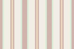 Nostalgia texture fabric vertical, furniture textile pattern stripe. Wallpaper seamless lines background vector in white and red colors.