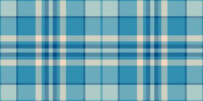 Style pattern background texture, contour seamless plaid vector. Neutral fabric check tartan textile in cyan and pastel colors. vector