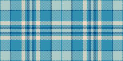 Style pattern background texture, contour seamless plaid vector. Neutral fabric check tartan textile in cyan and pastel colors. vector