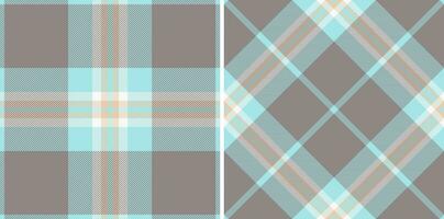 Check textile fabric of vector seamless background with a tartan pattern texture plaid.