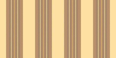 Fit vertical seamless vector, flow lines pattern background. Folded texture stripe fabric textile in red and amber colors. vector