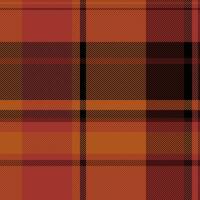 Textile plaid check of seamless texture tartan with a fabric vector background pattern.