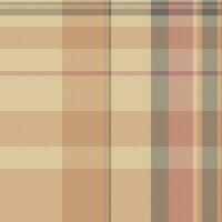 Seamless plaid textile of texture check tartan with a fabric pattern vector background.