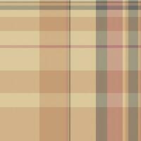 Seamless plaid textile of texture check tartan with a fabric pattern vector background.