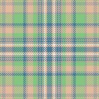 Plaid check pattern. Seamless fabric texture. Tartan textile print. vector
