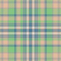 Plaid check pattern. Seamless fabric texture. Tartan textile print. vector