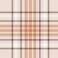 Plaid check pattern. Seamless fabric texture. Tartan textile print. vector