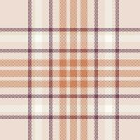 Plaid check pattern. Seamless fabric texture. Tartan textile print. vector