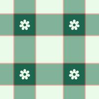 Spring gingham pattern, seamless checked plaids. Pastel vichy background for tablecloth, napkin, dress, Easter holiday textile design. vector