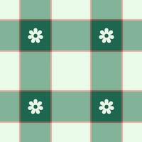 Spring gingham pattern, seamless checked plaids. Pastel vichy background for tablecloth, napkin, dress, Easter holiday textile design. vector