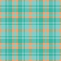 Plaid seamless pattern. Check fabric texture. Vector textile print.