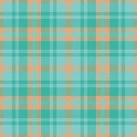 Plaid seamless pattern. Check fabric texture. Vector textile print.