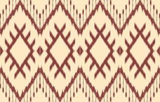 Ethnic abstract ikat art. Aztec ornament print. geometric ethnic pattern seamless  color oriental.  Design for background ,curtain, carpet, wallpaper, clothing, wrapping, Batik, vector illustration.