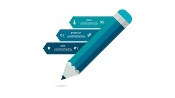 Abstract arrows of graph, diagram with 3 steps, options, parts or processes. Vector business template for presentation