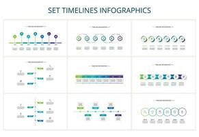 creativo concepto para infografía con 5, 6, 7 7 pasos, opciones, partes o procesos. negocio datos visualización vector