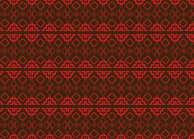 Ethnic tribal fabric textile traditional seamless pattern abstract geometric background vector