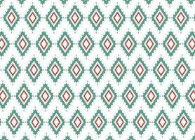 Tribal fabric, traditional fabric ethnic, abstract geometric ikat pattern. Handmade Aztec fabric carpet decoration wallpaper boho native vector background