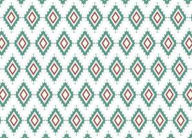 Tribal fabric, traditional fabric ethnic, abstract geometric ikat pattern. Handmade Aztec fabric carpet decoration wallpaper boho native vector background