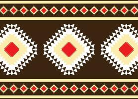 tribal tela, tradicional tela étnico, resumen geométrico modelo. hecho a mano azteca tela alfombra decoración fondo de pantalla boho nativo vector antecedentes