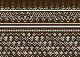 Ethnic tribal fabric textile traditional seamless pattern abstract geometric background vector