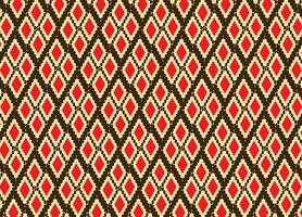 tribal tela, tradicional tela étnico, resumen geométrico ikat modelo. hecho a mano azteca tela alfombra decoración fondo de pantalla boho nativo vector antecedentes