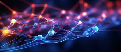AI generated Explore the microscopic wonders of neural networks with this detailed morphism illustration. photo