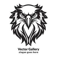 eagle logo design template vector