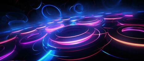 AI generated Explore the depths of the cosmos with this abstract space-inspired disk design. photo