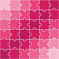 Pink shade jigsaw pattern. jigsaw line pattern. jigsaw seamless pattern. Decorative elements, clothing, paper wrapping, bathroom tiles, wall tiles, backdrop, background. vector