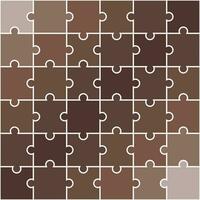 Brown shade jigsaw pattern. jigsaw line pattern. jigsaw seamless pattern. Decorative elements, clothing, paper wrapping, bathroom tiles, wall tiles, backdrop, background. vector