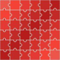 Red shade jigsaw pattern. jigsaw line pattern. jigsaw seamless pattern. Decorative elements, clothing, paper wrapping, bathroom tiles, wall tiles, backdrop, background. vector