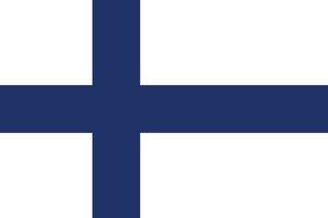 Finland flag national emblem graphic element illustration vector