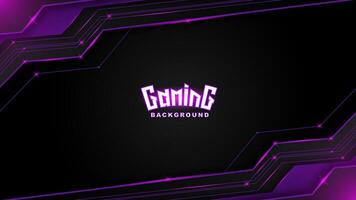 Futuristic Abstract black purple technology background. Background for gaming esports banner. Vector illustration