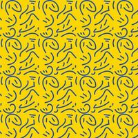 Vector different hand drawn doodle elements pattern abstract seamless background