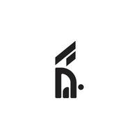 Letter R creative letter logo rabbit vector template.