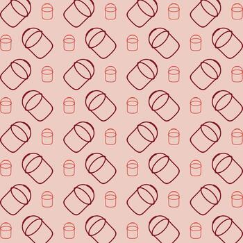 cubo repitiendo rojo modelo resumen hermosa vector ilustración