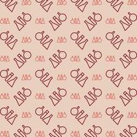 Test Tubes repeating red pattern abstract beautiful vector illustration background