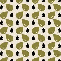 Rain Drop neutral color repeating trendy pattern vector illustration background