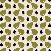 Rain Drop neutral color repeating trendy pattern vector illustration background